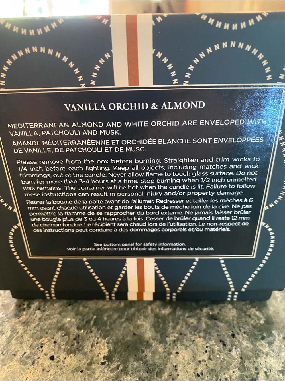 NEW NEST Vanilla Orchid & Almond Scented Candle - Picture 3 of 3